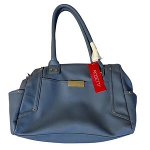 Rosetti Slate Blue Satchel